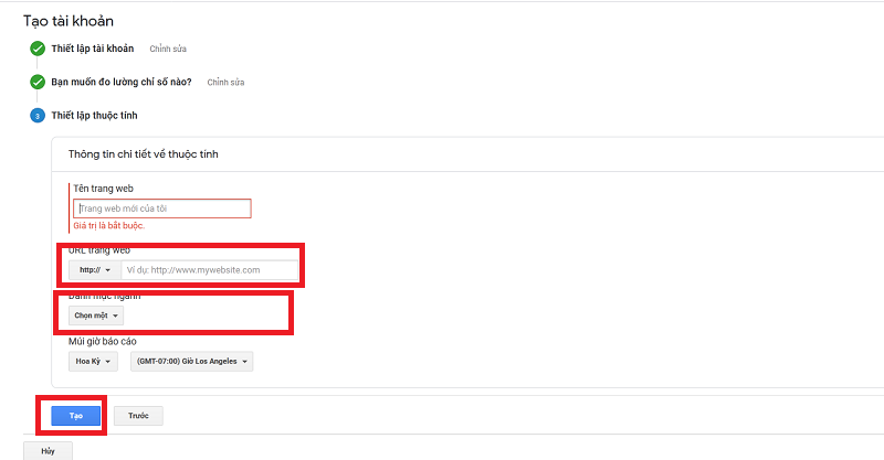 hướng dẫn google analytics