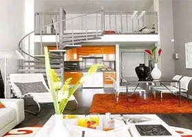  Cầu thang xoắn nghệ thuật cho ngôi nhà nhỏ