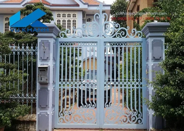 Cổng Nhà Phố Mạ Kẽm