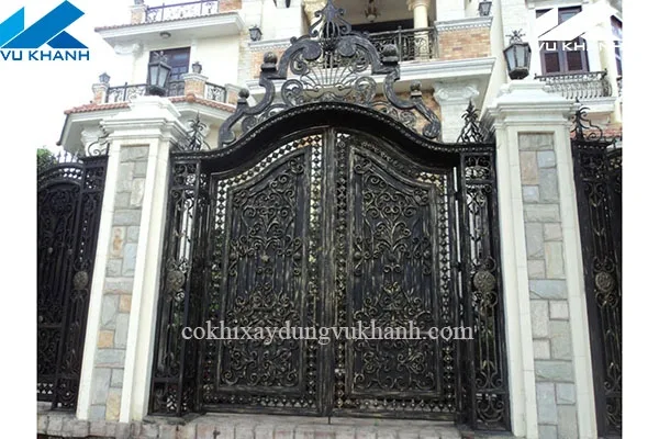 Cửa Cổng Sắt Mỹ Thuật Vũ Khanh Hoa Văn Đúc