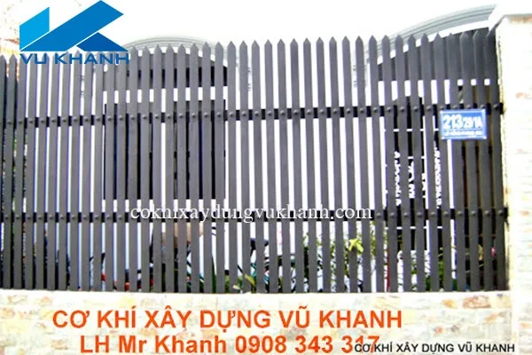 Hàng Rào Sắt Hộp Mạ Kẽm