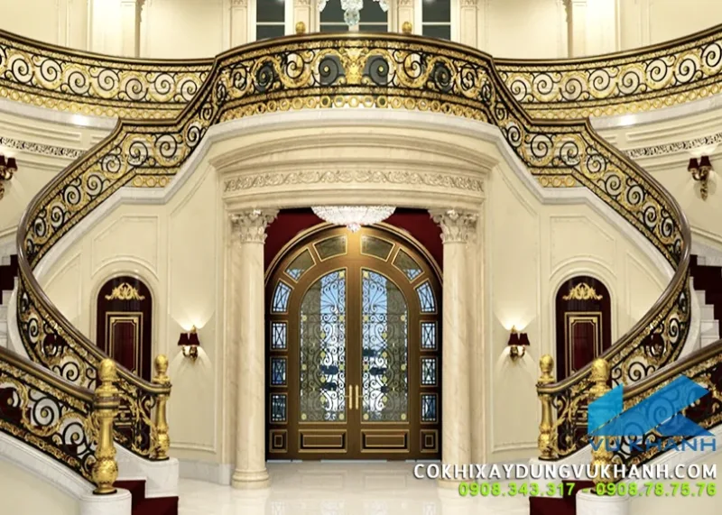 Lan Can Tay Vịn Cầu Thang CNC