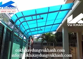 Mái Vòm Sắt Kẽm Lợp Tấm PolyCarbonate SP-81848
