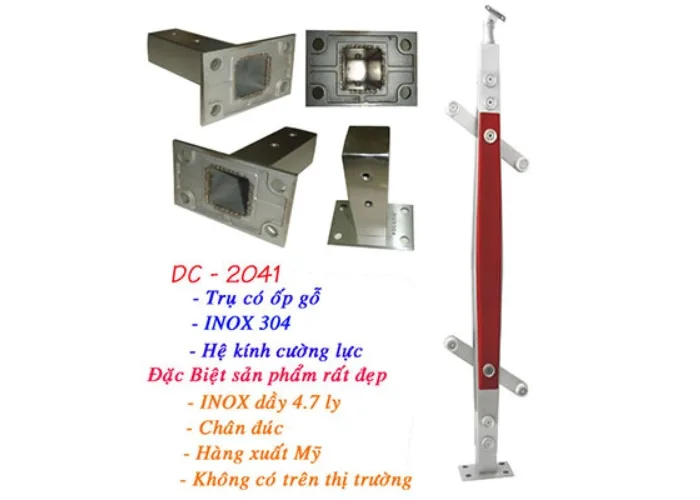 Trụ Lan Can Kính Tay Vịn Cầu Thang Vũ Khanh 63233