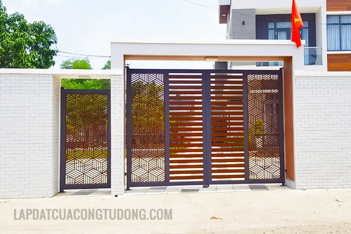 Thi công lắp đặt Cửa Cổng Sắt tự động