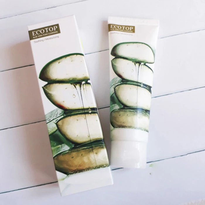 Sữa Rửa Mặt Lô Hội Ecotop Aloe Vera Foam Cleansing 120ml