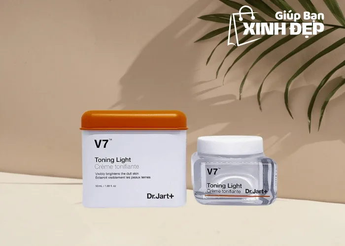 Kem Dưỡng Trắng Da Dr.Jart V7 Toning Light Hàn Quốc