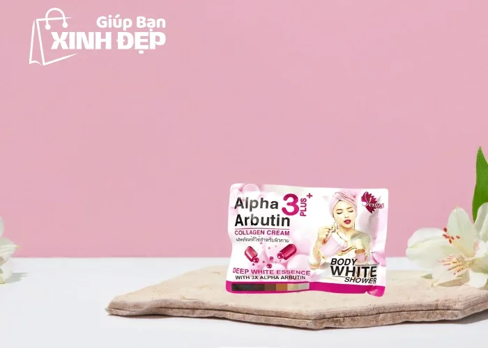Tắm Ủ Trắng Body White Shower Alpha Arbutin Thái Lan
