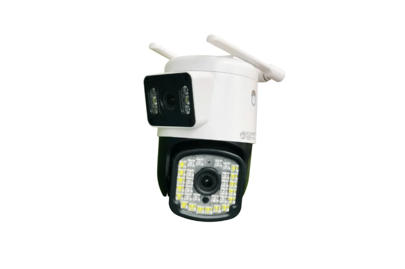Camera Wifi 12MP 4K Yoosee F36D-White / Black  Ngoài trời  2 ống kính 2 khung hình
