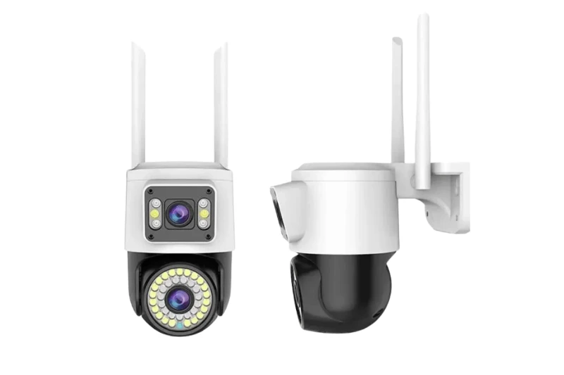 Camera Wifi 8MP Yoosee Q42D quốc dân  4K  Ngoài trời 2 ống kính 2 khung hình