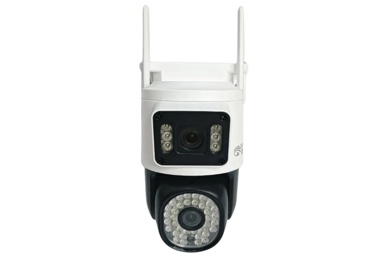 Camera Wifi 9MP Yoosee QPT366-B ĐÈN BÁO ĐỘNG ĐỎ / QPT366  4K  Ngoài trời  2 ống kính 2 khung hình