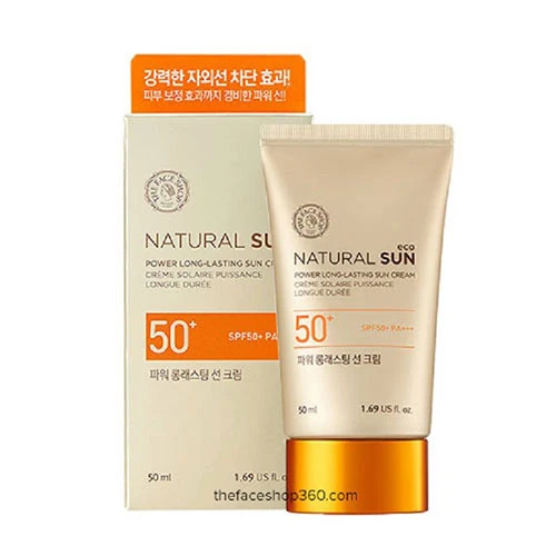 Kem Chống Nắng Natural Sun Eco Power Long Lasting Sun Cream SPF50 Plus PA
