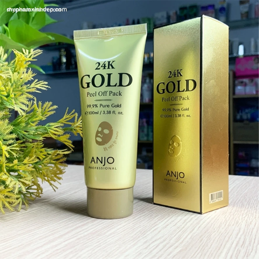 Mặt Nạ Lột Tinh Chất Vàng Anjo 24K Gold Peel Off Pack 100ml