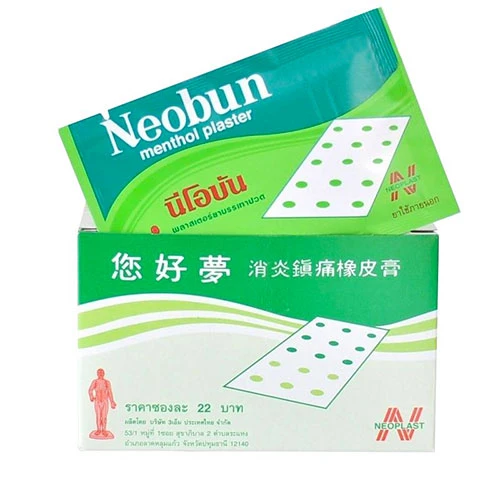 Miếng Dán Giảm Đau Neobun Menthol Plaster