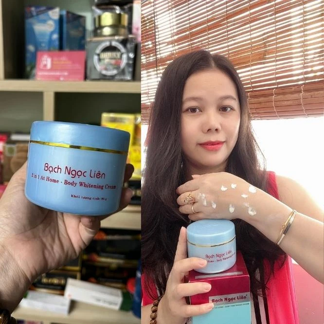 Kem Dưỡng Trắng Da Toàn Thân Bạch Ngọc Liên 2 in 1