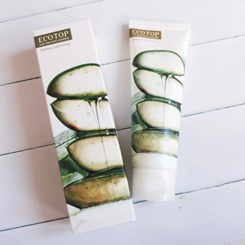 Sữa Rửa Mặt Lô Hội Ecotop Aloe Vera Foam Cleansing 120ml