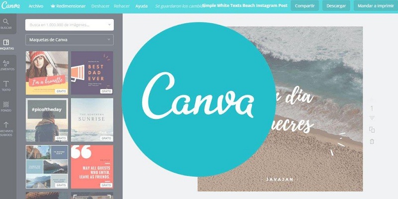 4) Canva - Để tạo thiết kế trực tuyến