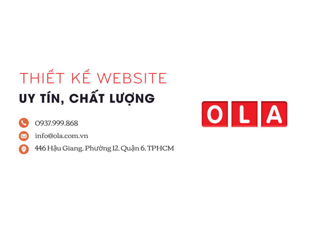 Dịch vụ thiết kế website bán hàng online tại Công ty OLA