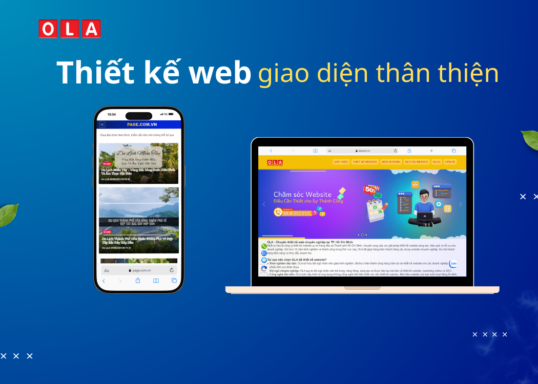 Giới thiệu về tầm quan trọng của thiết kế web với giao diện thân thiện