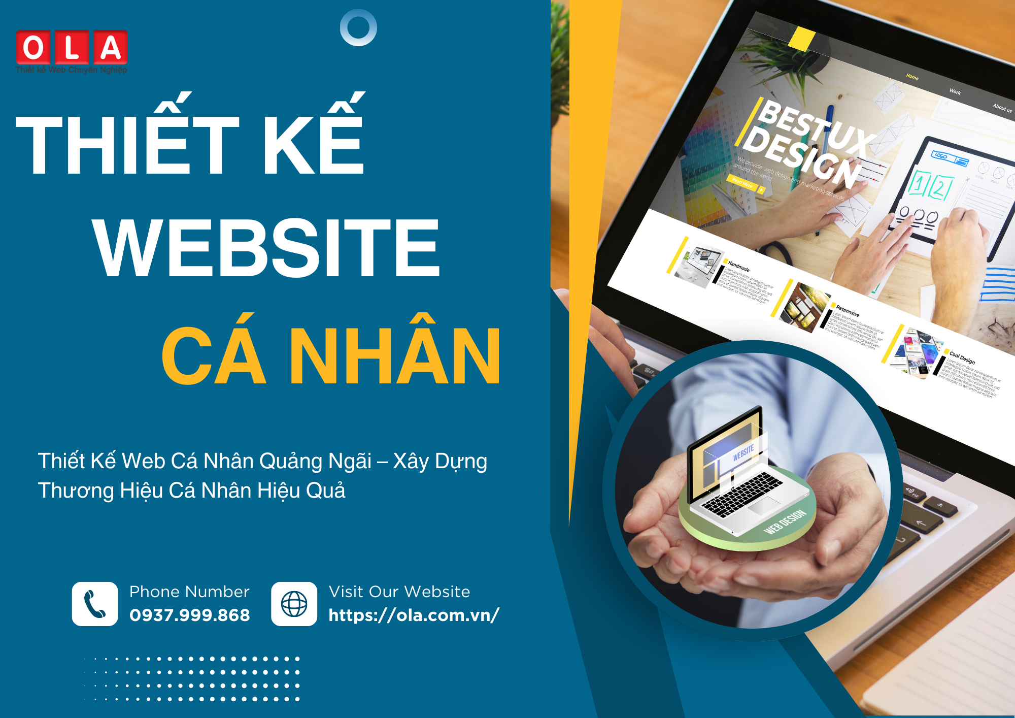 Thiết Kế Web Cá Nhân Quảng Ngãi